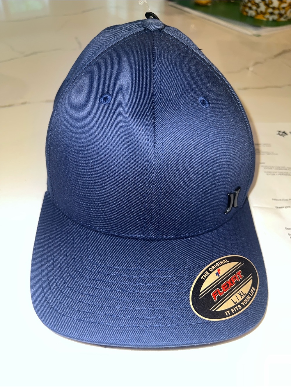 Hurley Navy Flexfit Performance Baseball Hat